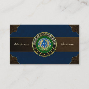[154] DOD & Joint Activities DUI Speciell Edition Visitkort