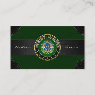 [154] DOD & Joint Activities DUI Speciell Edition Visitkort