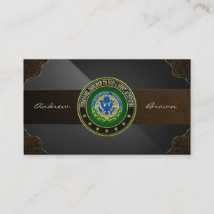 [154] DOD & Joint Activities DUI Speciell Edition Visitkort