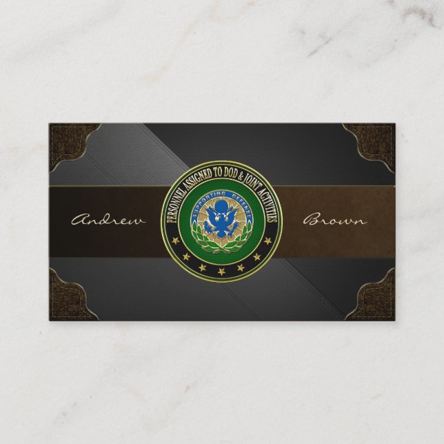 [154] DOD & Joint Activities DUI Speciell Edition Visitkort (Framsida)