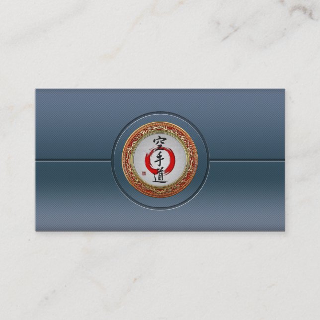 [154] Japansk kalligrafi - Karate-do Visitkort (Framsida)
