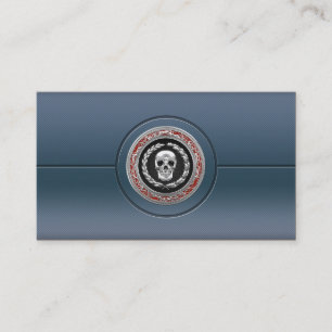 [154] Silver Skull Visitkort