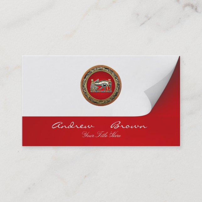 [154] SkattTrove: Ögat av Horus Visitkort (Framsida)