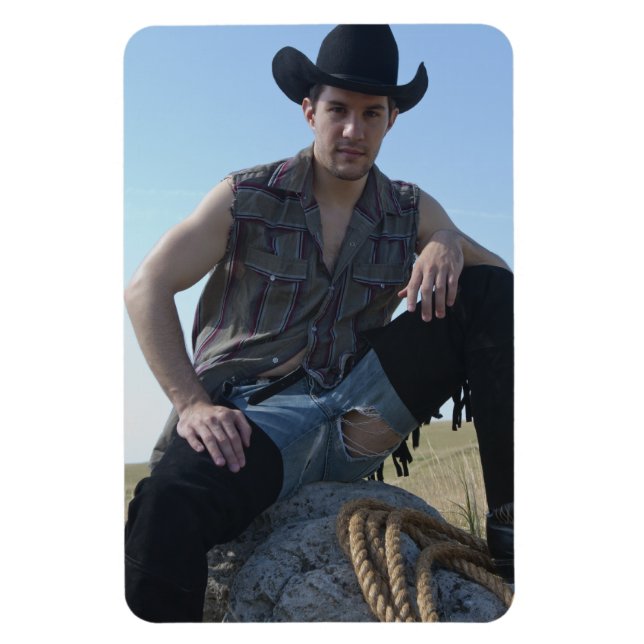 15631-RA Cowboy Magnet (Vertikal)