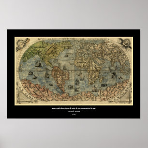 1565 Ferando Berteli (Fernando Bertelli) Världskar Poster