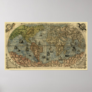 1565 Ferando Berteli (Fernando Bertelli) Världskar Poster