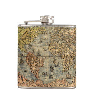 1565 Forlani AntiquevWorld Karta Renaissance Fickplunta