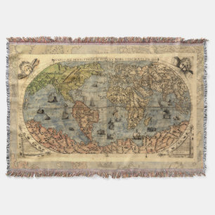 1565 Forlani AntiquevWorld Karta Renaissance Filt