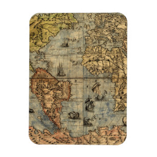 1565 Forlani AntiquevWorld Karta Renaissance Magnet