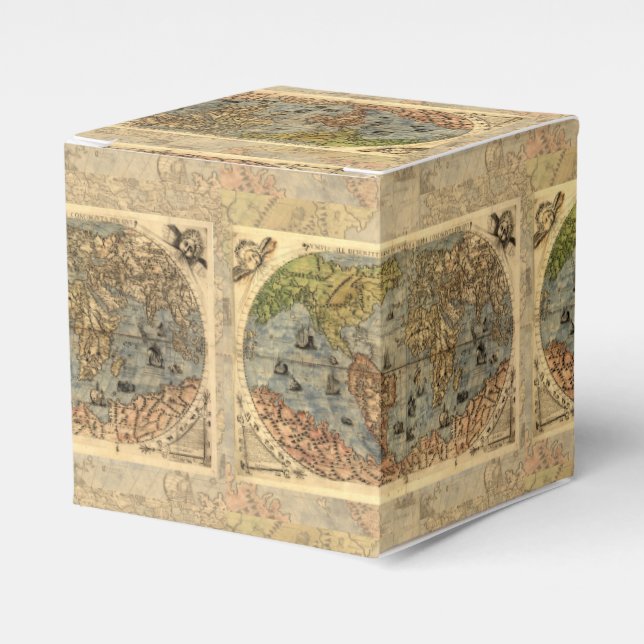 1565 Forlani AntiquevWorld Karta Renaissance Presentaskar (Framsidan Sidan)