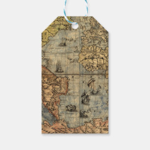 1565 Forlani AntiquevWorld Karta Renaissance Presentetikett