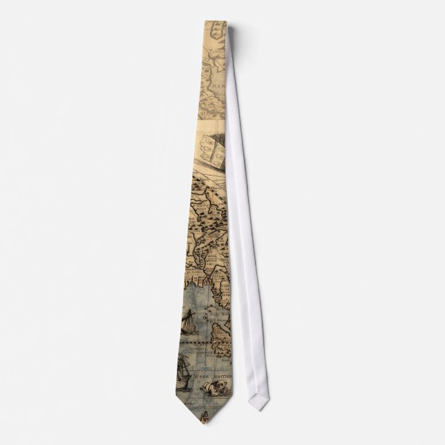 1565 Forlani AntiquevWorld Karta Renaissance Slips (Framsida)
