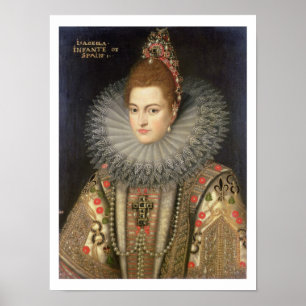 1566-1633) Infanta för Isabella Clara Eugenia (av Poster