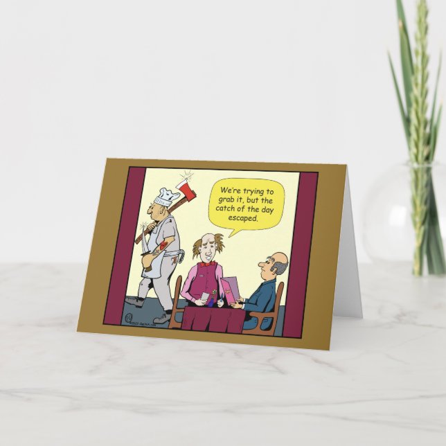 1566 Fångst av den Tecknad som kastas överbord Kort (Framsida)