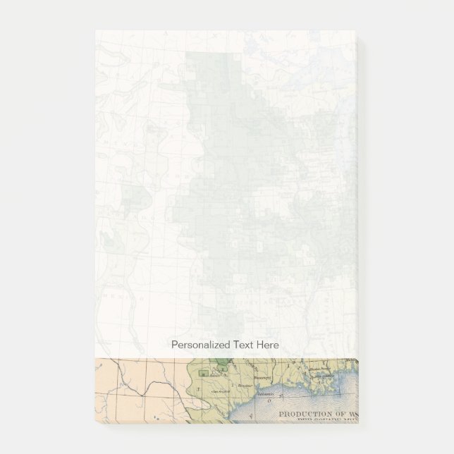 156 Vete/kvadratmil Post-it Block (Framsida)