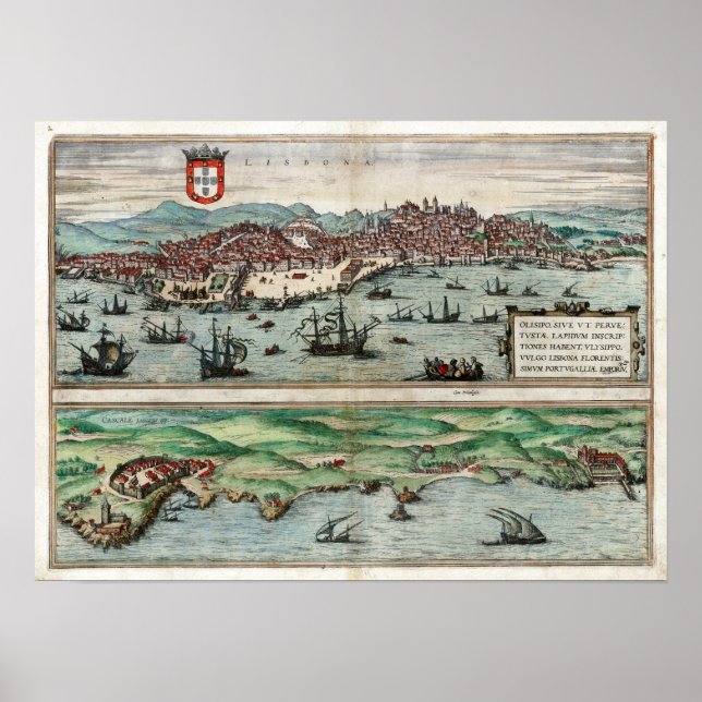 1572 Lissabon Poster (Framsidan)