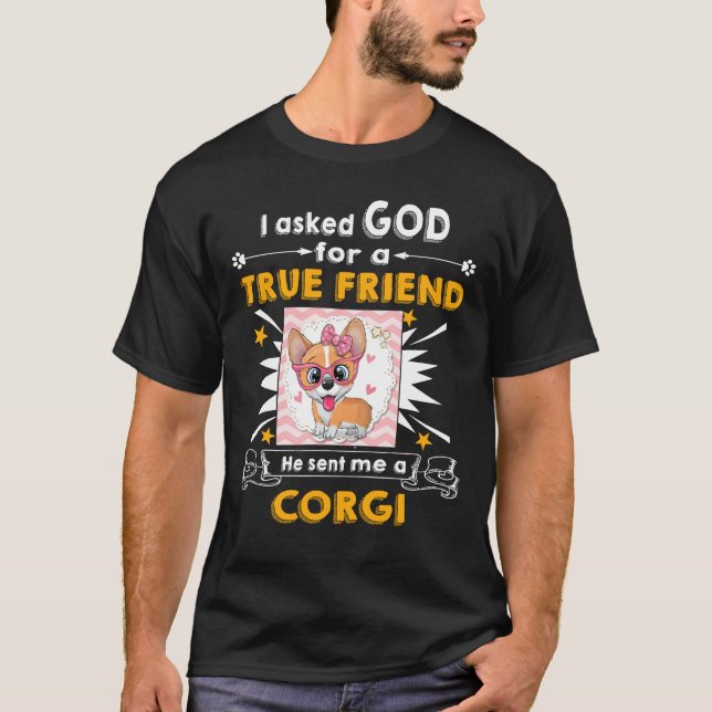 157 skickade han en Corgi till mig T Shirt (Framsida)