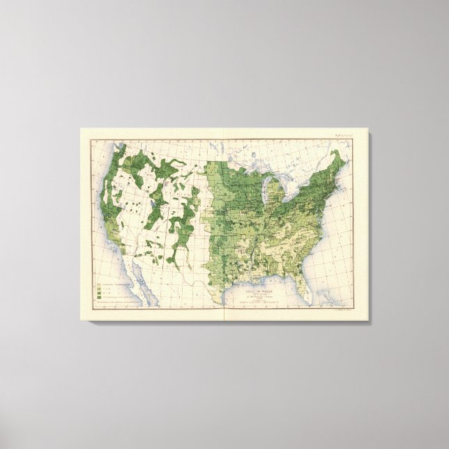 157 Vete/acre Canvastryck (Framsida)