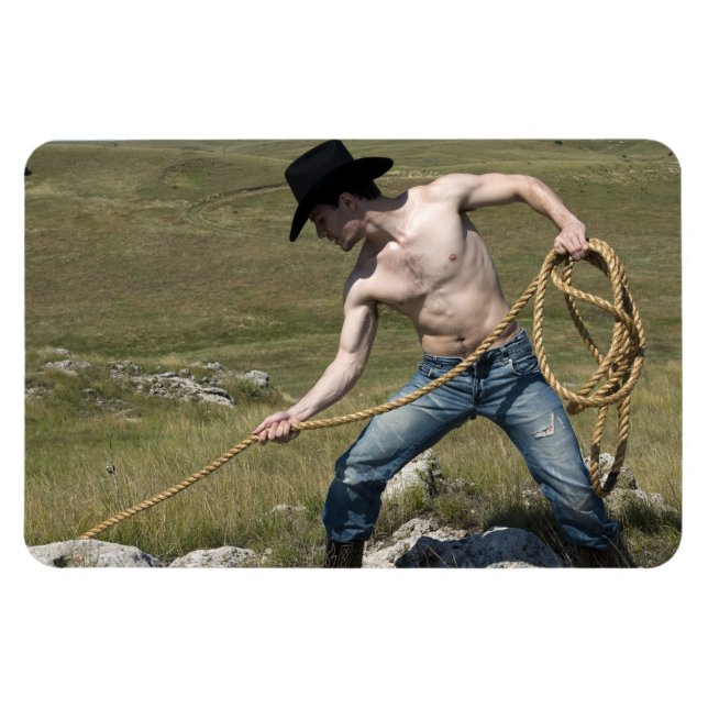 15807-RA Cowboy Magnet (Horisontell)