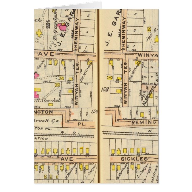 158159 New Rochelle Hälsningskort (Framsidan)