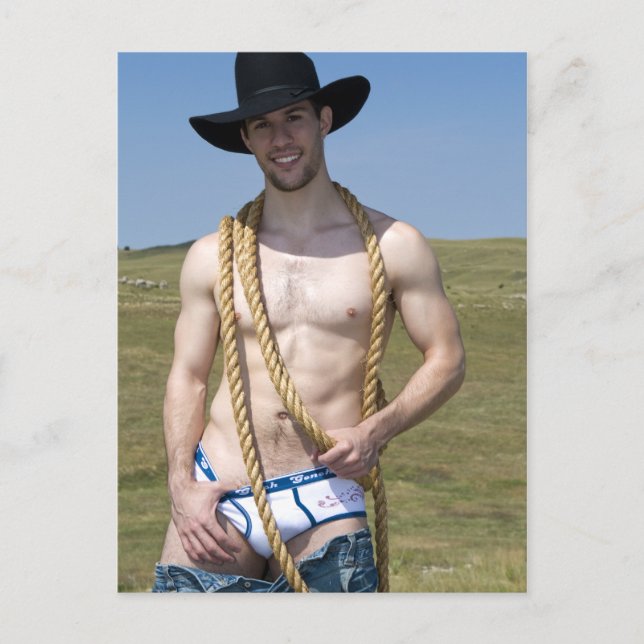 15867-RA Cowboy Vykort (Framsida)