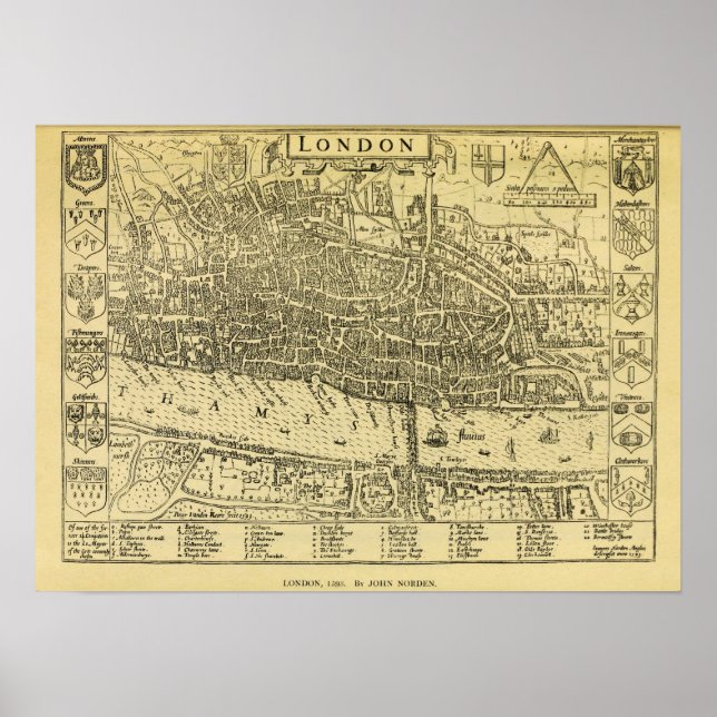 1593 London Poster (Framsidan)