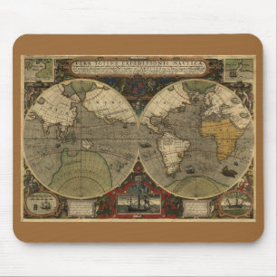 1595 Hondius Karta Mousepad Musmatta