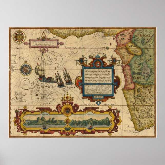 1596 - Afrikan Sydväst Poster (Framsidan)