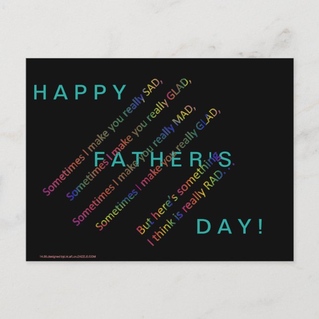 15.05.1DAD CARD.gavin Vykort (Framsida)