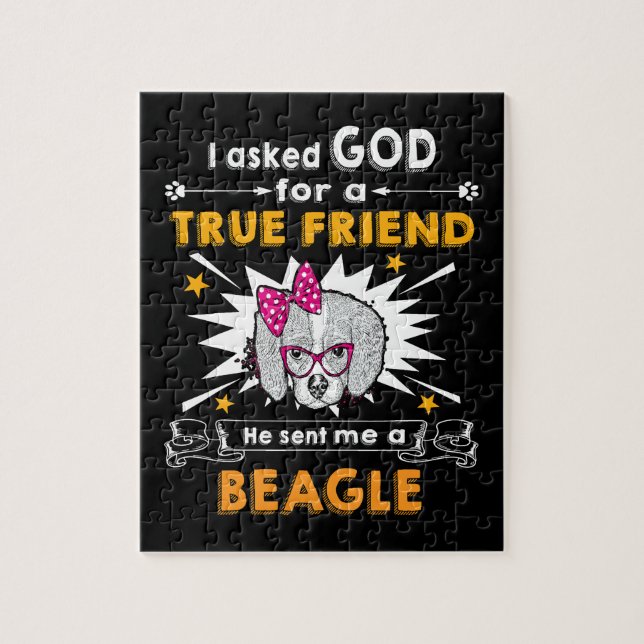 15 Abe Gud True Friend a Beagle Pussel (Vertikal)