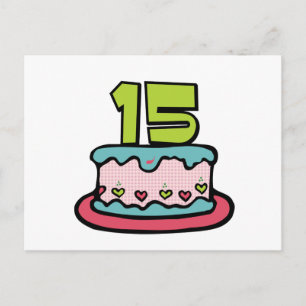 15 Ålderskaka Vykort