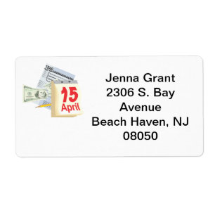 15 april - etikett fraktsedel