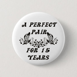 15 år årsdag knapp