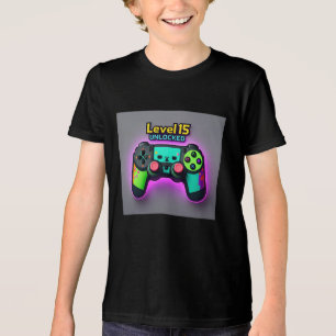 15 år Födelsedag Tri-Blend Boys Tee