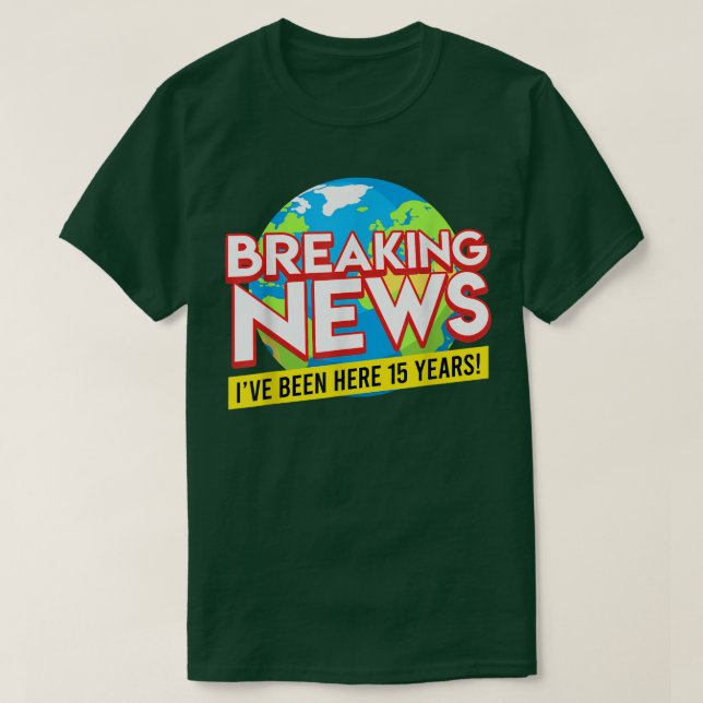 15 år för servicebolaget, 15 år W T Shirt (Design framsida)