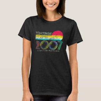 15 Årig Vintage 2007 15-årsfirande Pojkar T Shirt