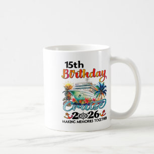 15-års födelsedagsresa 2026 Familjekryssning Semes Kaffemugg