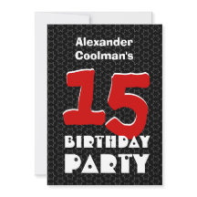 15-årsdag Modern Tonåring Svart Vita Stjärnor W10C