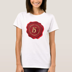 15-årsjubileum: Röd säl i vax T Shirt