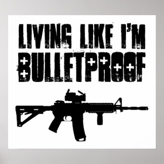 15: Att leva som jag är skottsäker Poster
