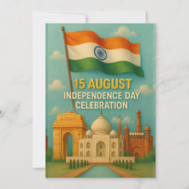 15 augusti 2010 Indiens Independence day-kort