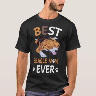 15 Bästa Beagle Mamma någonsin T Shirt