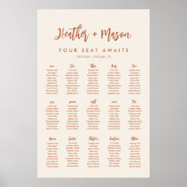 15 Bord Boho ditt säte väntar på sätesskum Poster