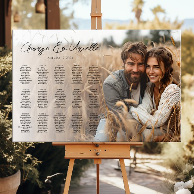 15 bord bröllop foto poster (Skapare uppladdad)