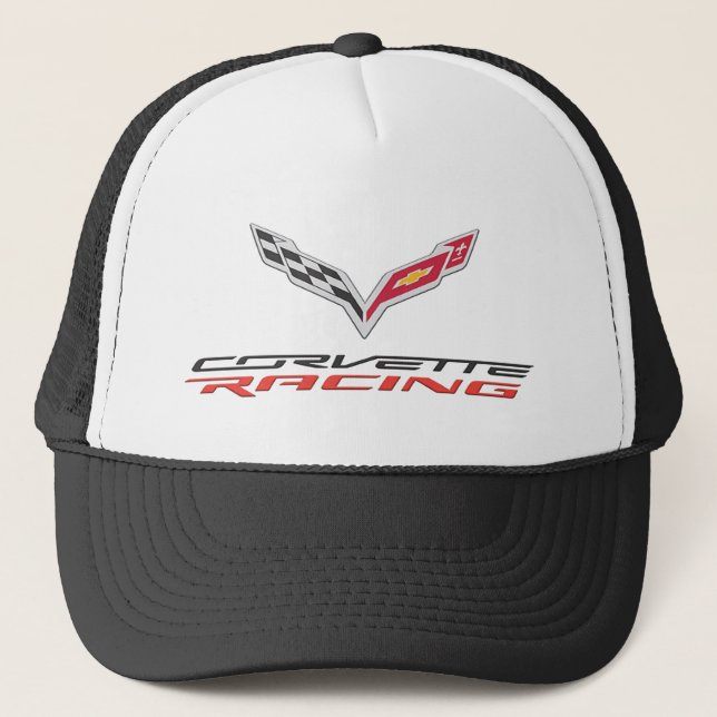 15 Corvette Racing Tillbehör Hår Caps Kepsar  (Framsida)