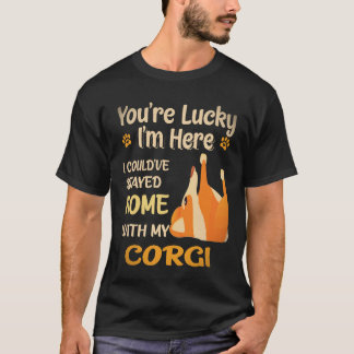 15 Du är Lucky Corgi T Shirt