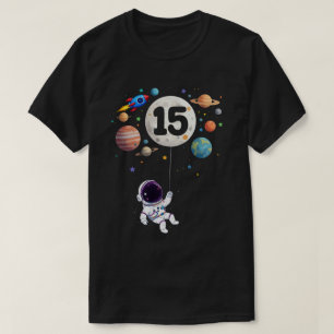 15:e året gamla dagstidsplaner Astronaut 15:e föde T Shirt