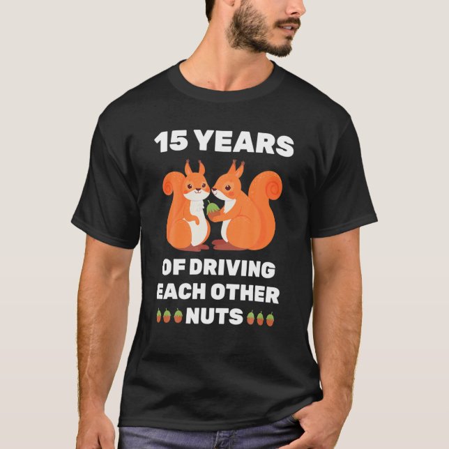 15:e femtonårsjubileet i Bröllop T Shirt (Framsida)