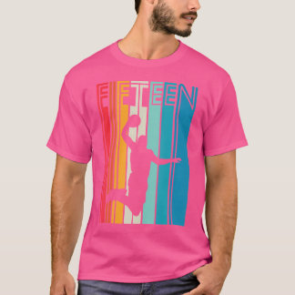 15:e födelsedag Basketball Älskare Gift 15 år gamm T Shirt