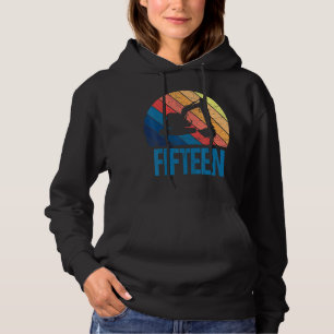 15:e födelsedag Retro Excavator Construction Fordo T Shirt